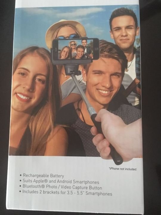 Anúncio para Pau de selfie