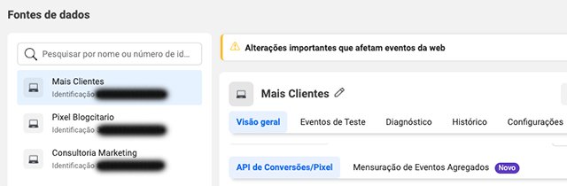 Gerenciador de Anuncios Pixel